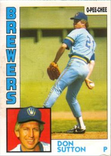 1984 O-Pee-Chee Baseball Cards 035      Don Sutton